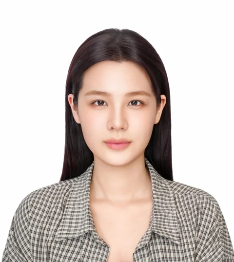 白富美韓式證件照真人拍攝作品 10