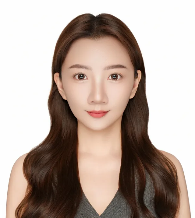 白富美韓式證件照拍攝作品