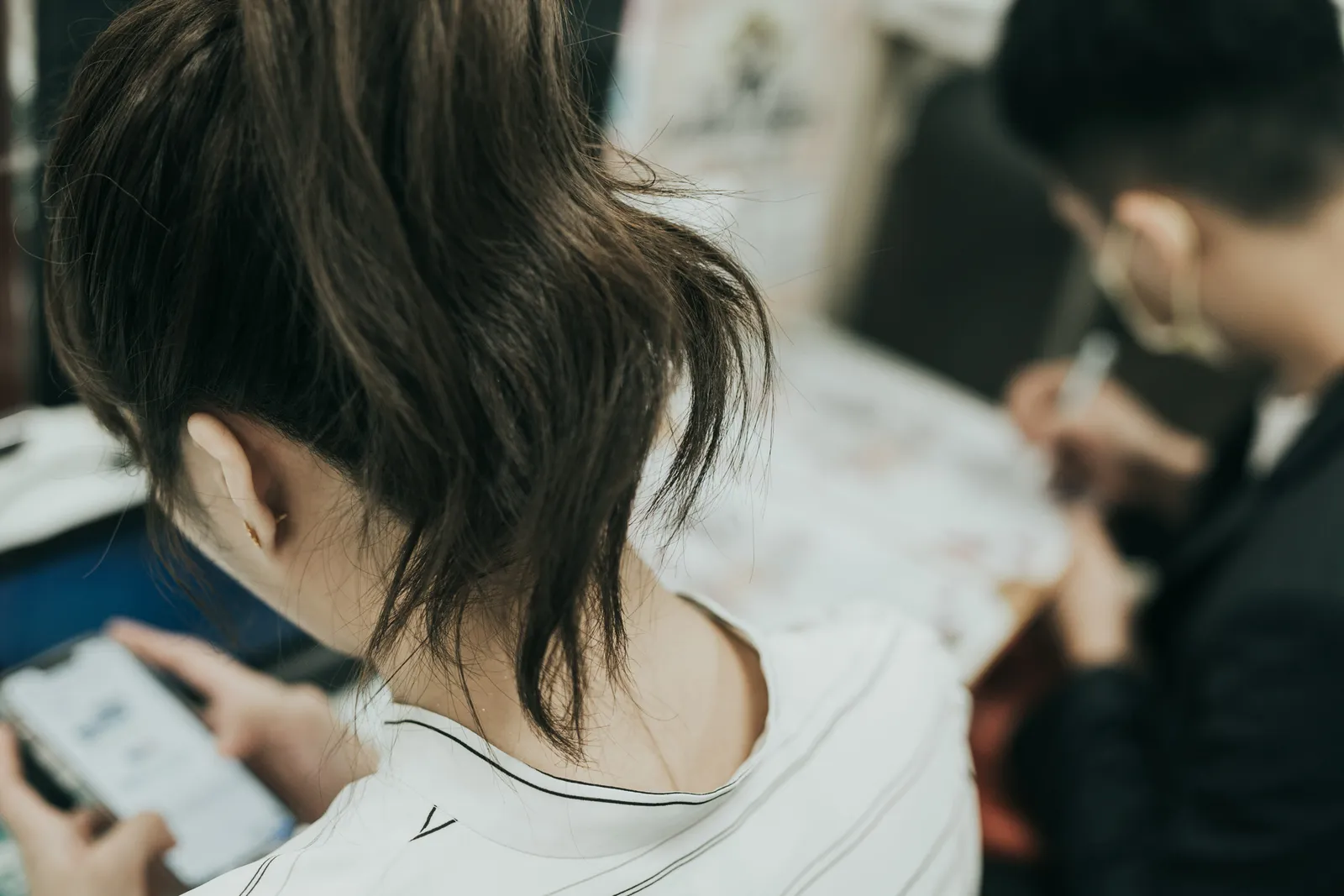 登記現場的互動紀錄，結婚登記作品 01 第 7 張