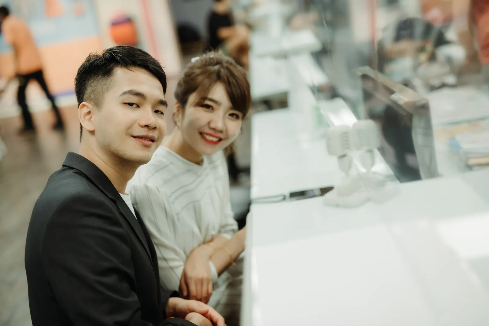 登記現場的互動紀錄，結婚登記作品 01 第 44 張