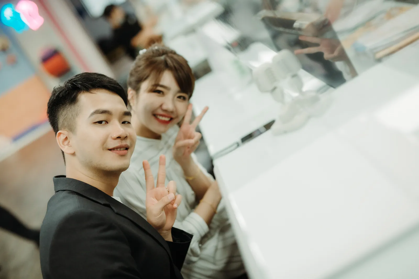 登記現場的互動紀錄，結婚登記作品 01 第 45 張