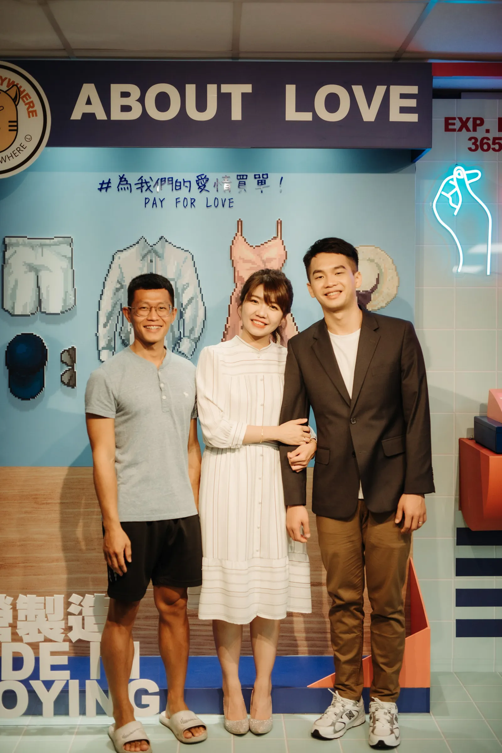 主題合照區的合照與互動，結婚登記作品 01 第 52 張