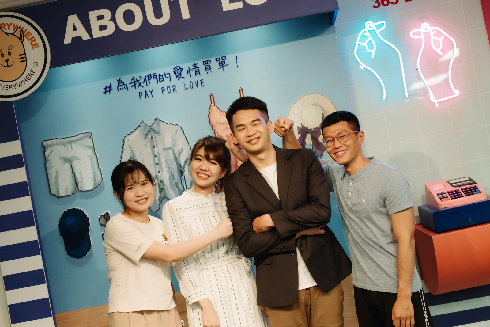 主題合照區的合照與互動，結婚登記作品 01 第 56 張