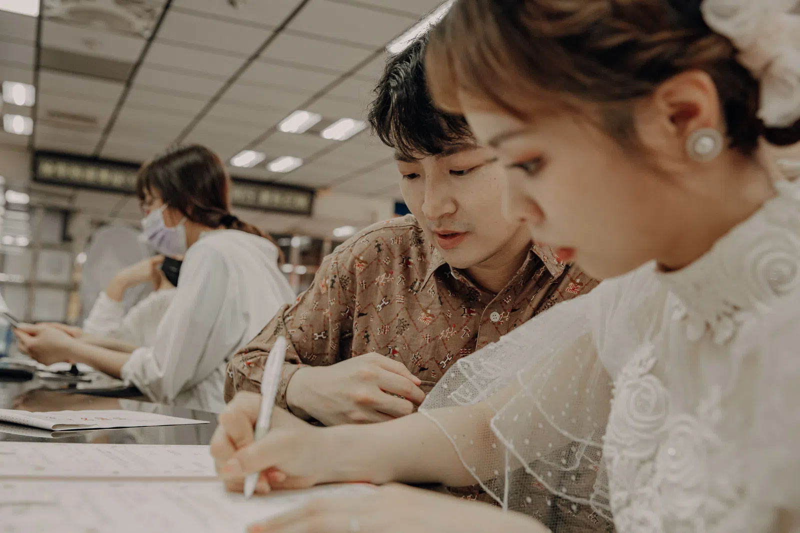 新人在登記現場的紀錄，結婚登記作品 02 第 11 張