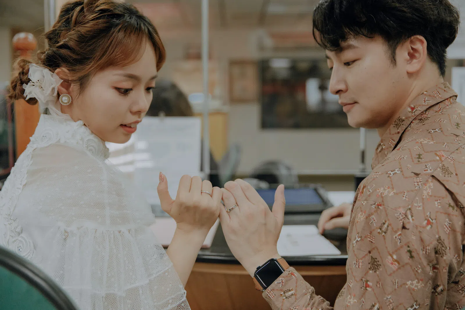 新人在登記現場的紀錄，結婚登記作品 02 第 20 張