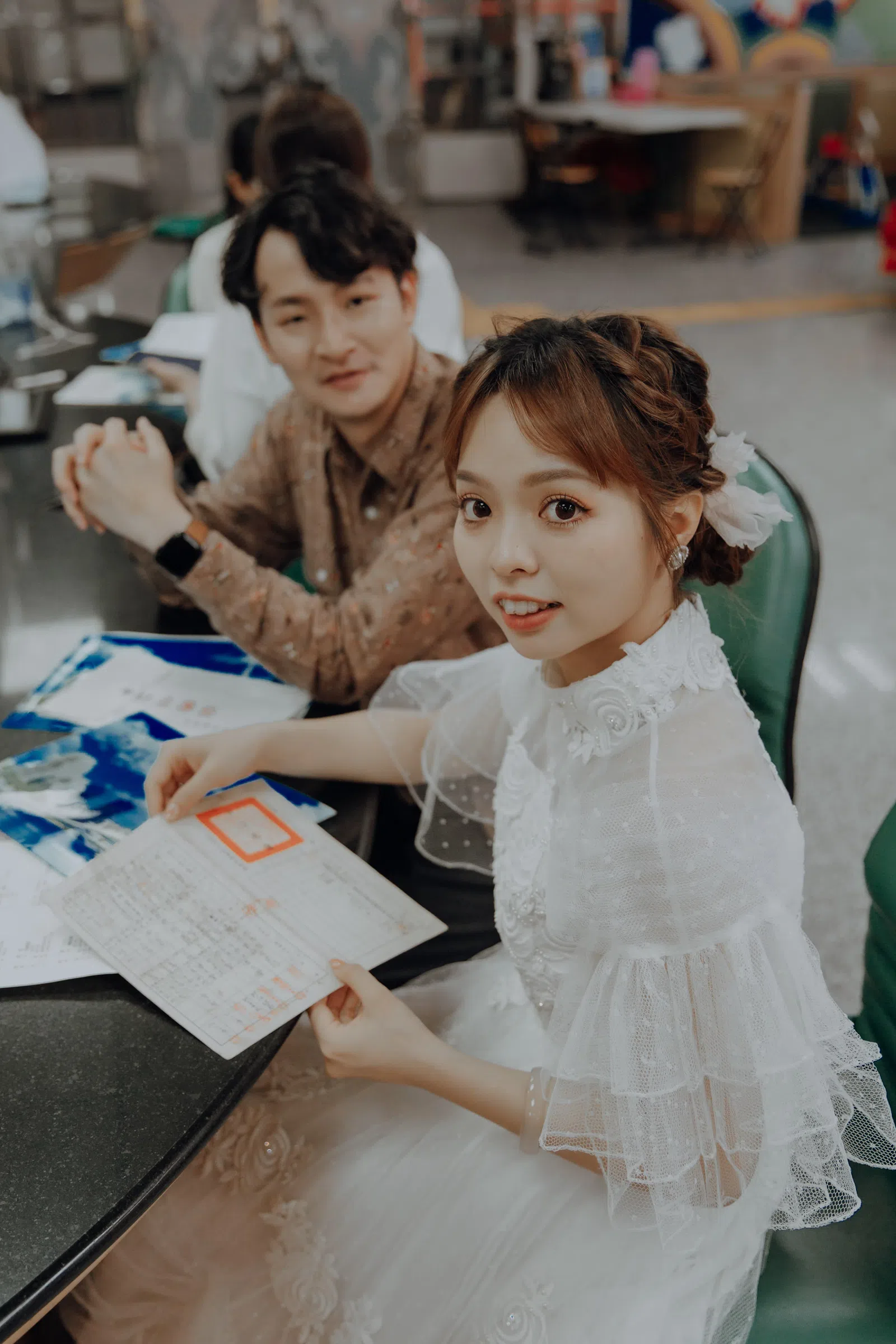 新人在登記現場的紀錄，結婚登記作品 02 第 22 張