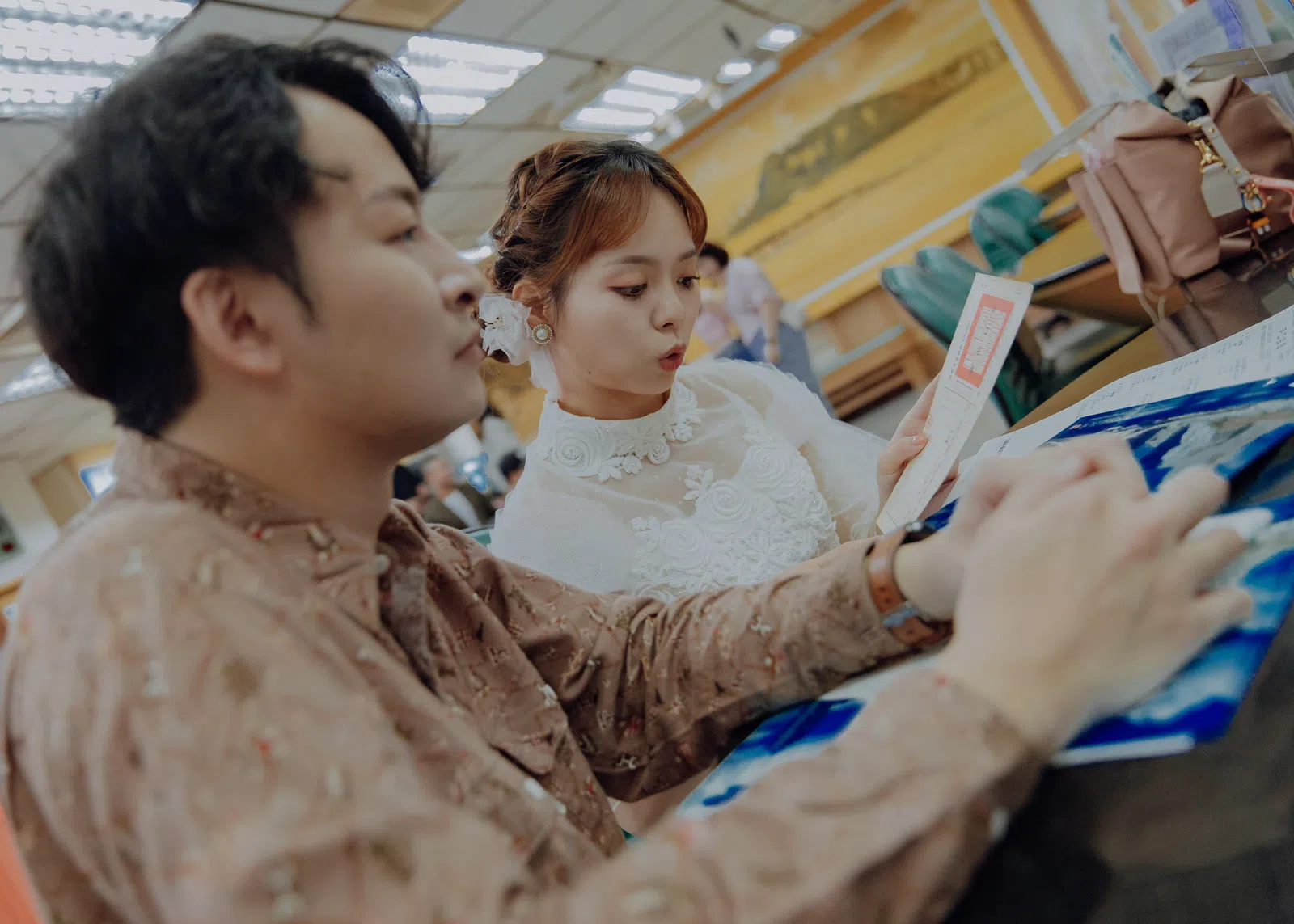 新人在登記現場的紀錄，結婚登記作品 02 第 23 張