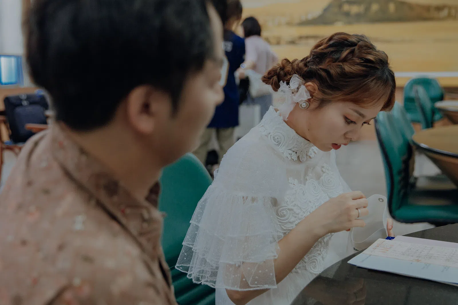 新人在登記現場的紀錄，結婚登記作品 02 第 24 張