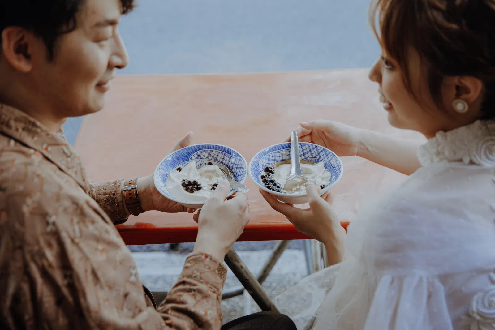 新人在街景與小吃店的生活寫真，結婚登記作品 02 第 94 張