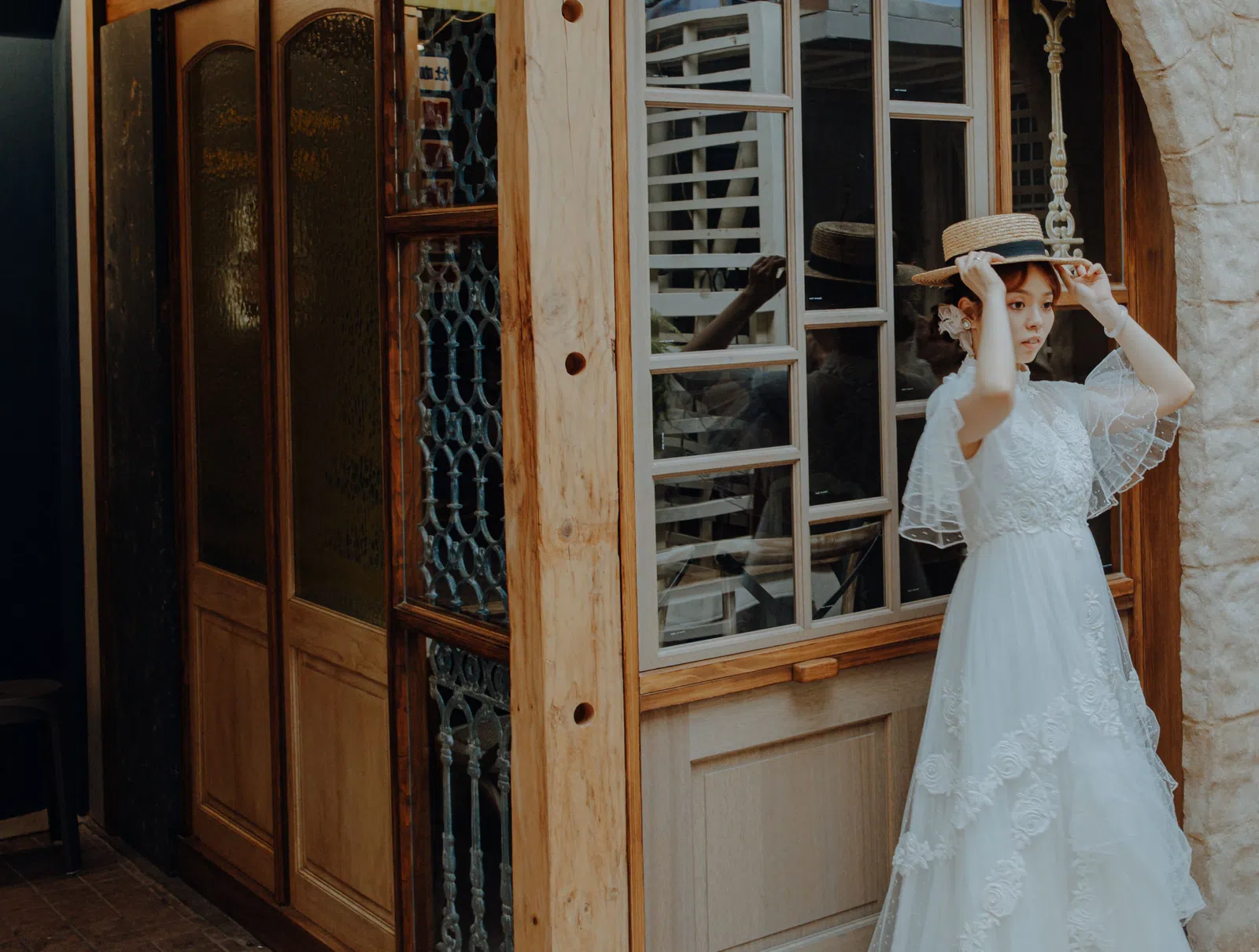 新人在街景與小吃店的生活寫真，結婚登記作品 02 第 103 張