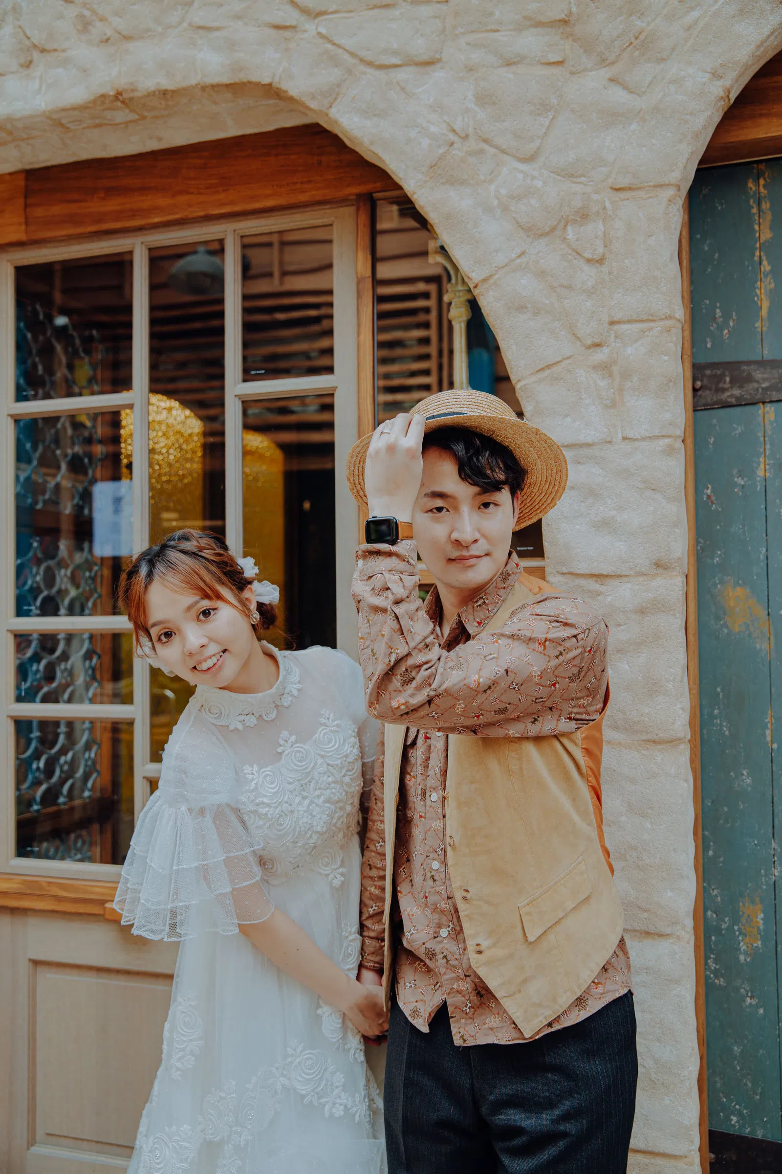 新人在街景與小吃店的生活寫真，結婚登記作品 02 第 108 張