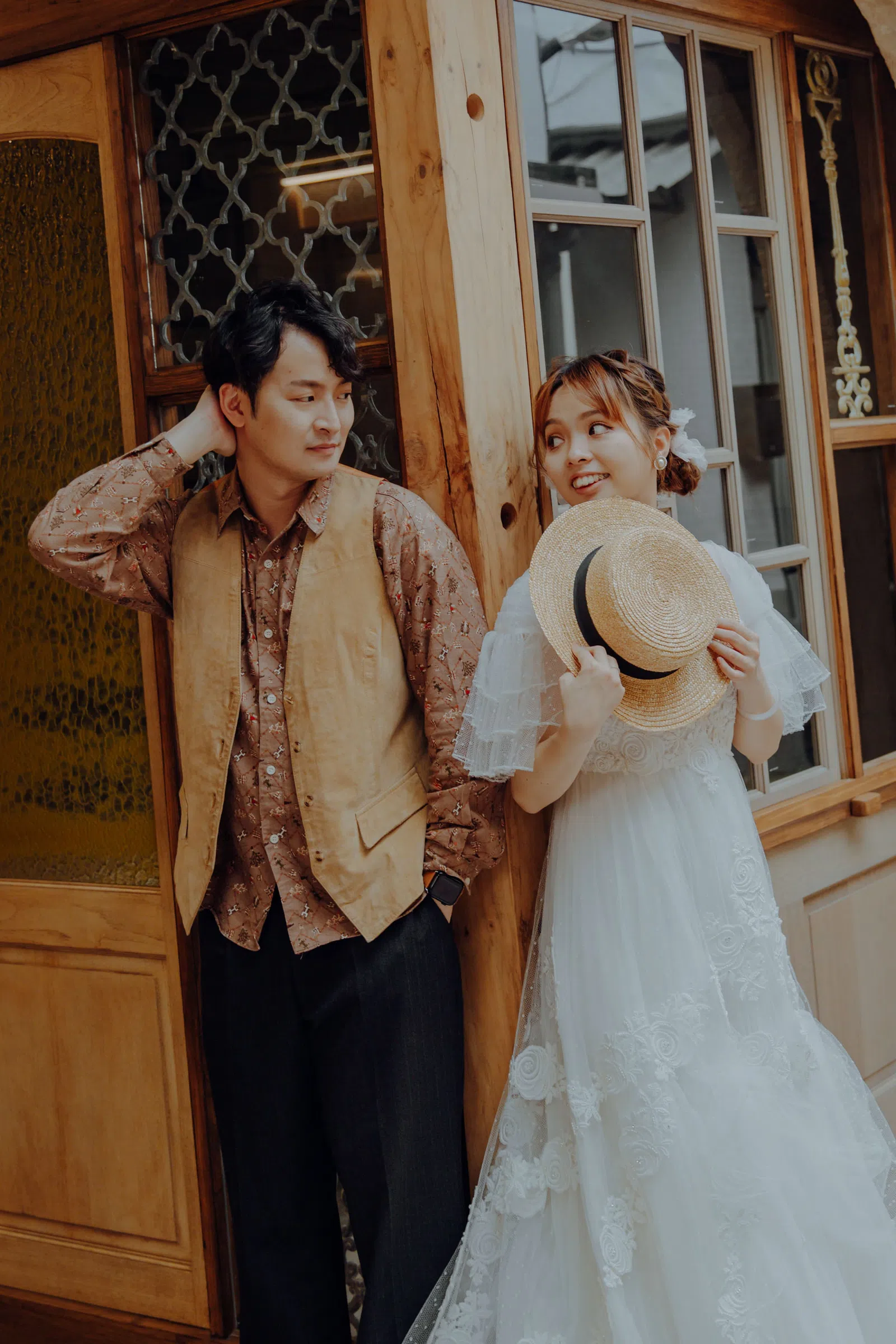 新人在街景與小吃店的生活寫真，結婚登記作品 02 第 113 張
