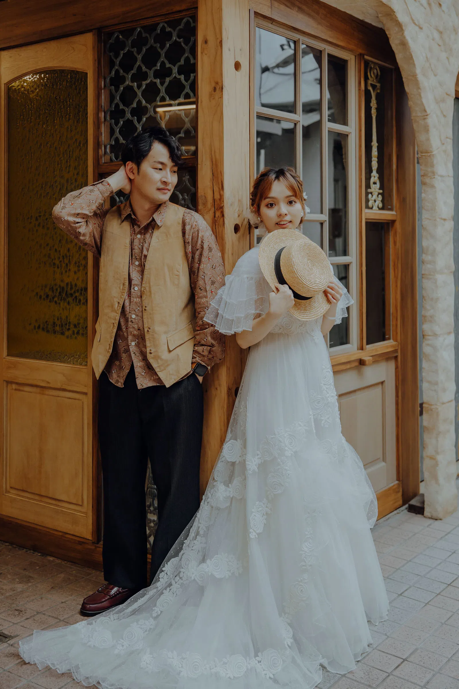 新人在街景與小吃店的生活寫真，結婚登記作品 02 第 114 張