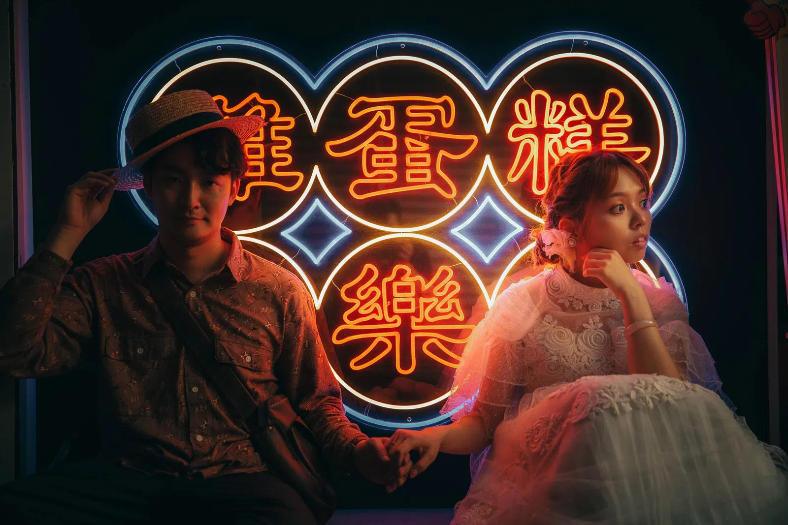 新人在街景與小吃店的生活寫真，結婚登記作品 02 第 135 張