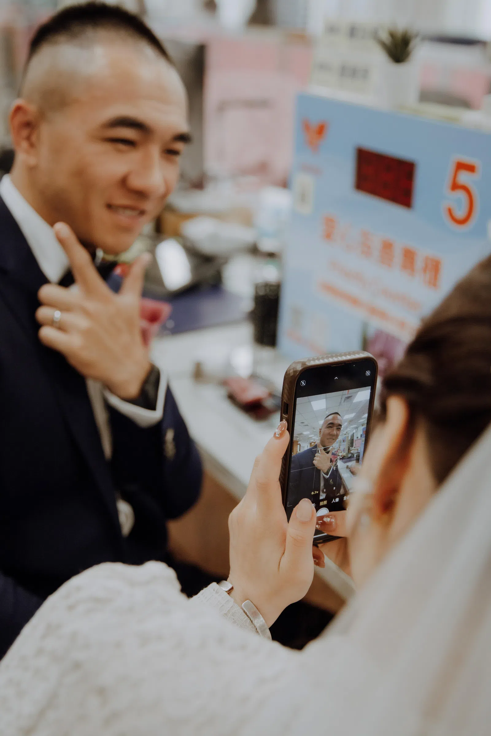 登記現場的互動紀錄，結婚登記作品 03 第 10 張