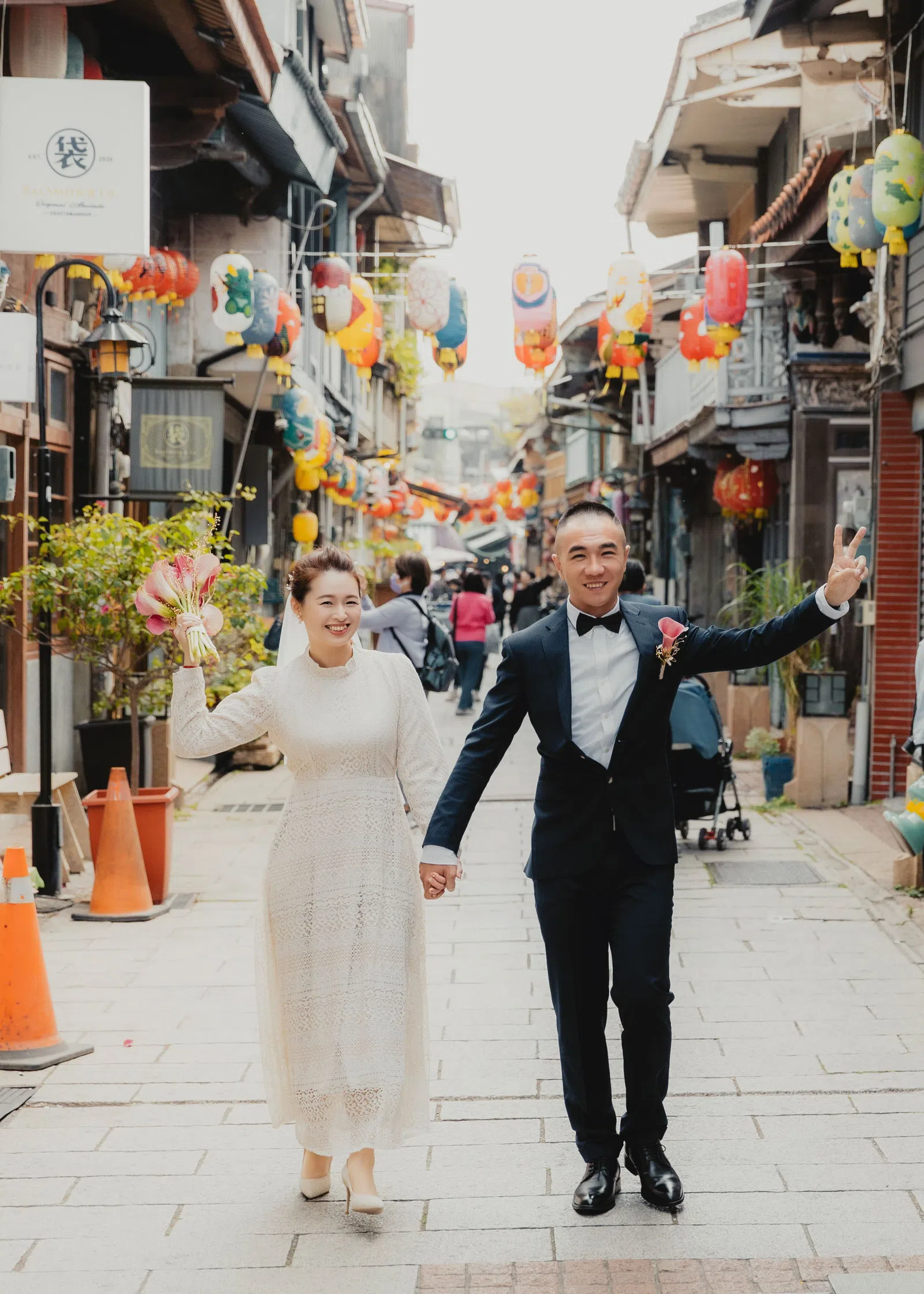新人在街巷散步與生活寫真，結婚登記作品 03 第 22 張